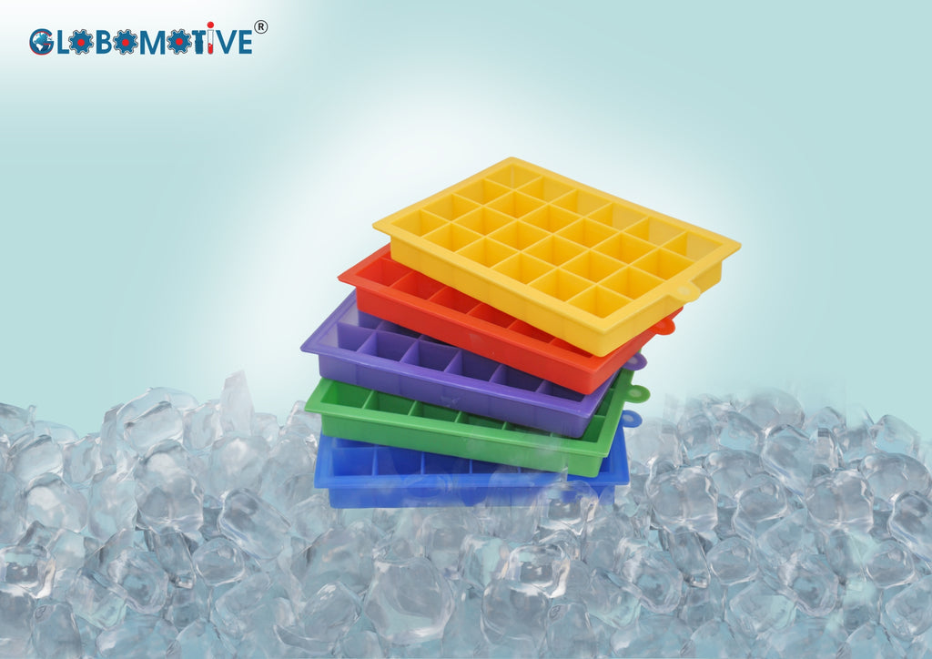 Premium Ice Cube Trays, Silicone Ice Cube Molds With Sealing Lid