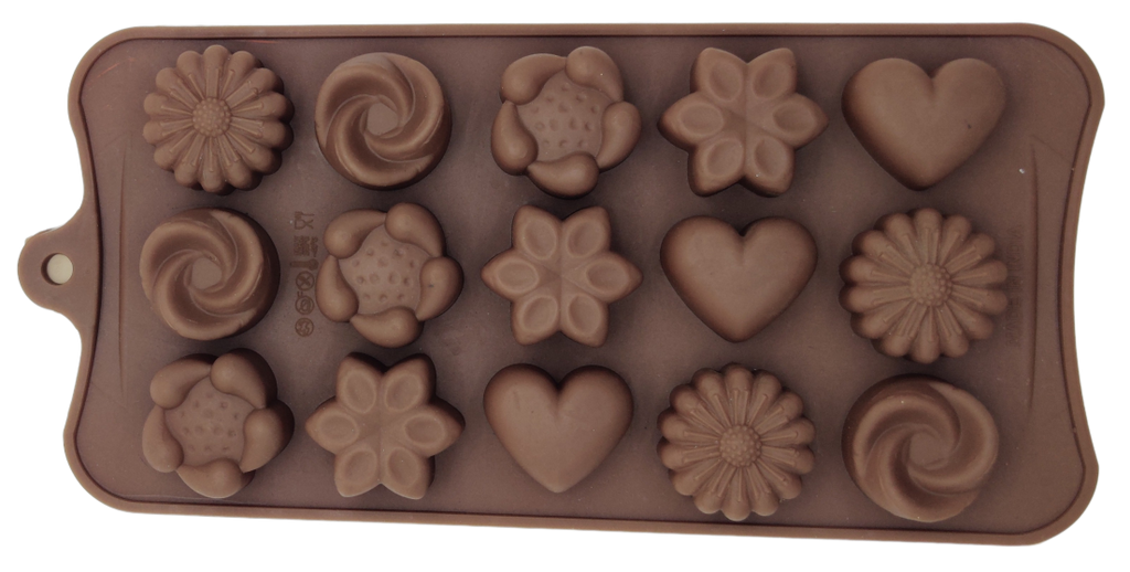 Chocolate Silicon Mould, Different Chocolate Molds, DIY Cake Soap Ice Cream  Candy Jelly molds (Mix Flower) - Silicone Molds - Leela Organic Herbal,  Mulund West, MumbaI, Maharashtra