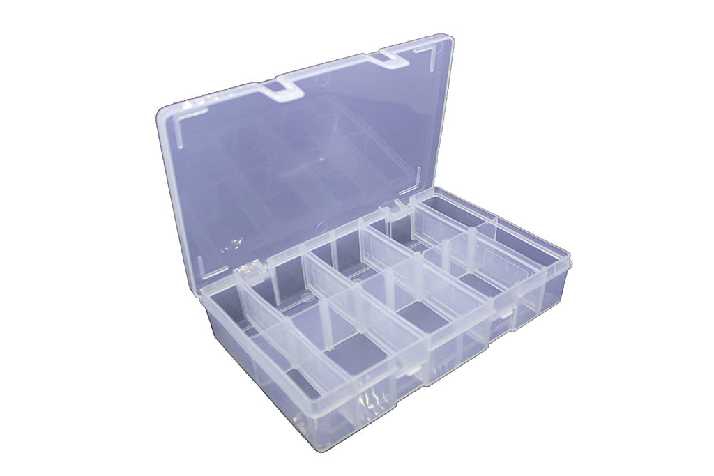 Multipurpose Plastic Storage Box with 8 Removable Dividers – EZILYF